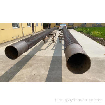 Welded longitudinal finned tube para sa mga fired heaters